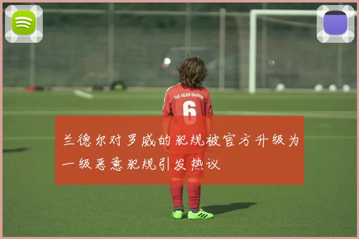 兰德尔对罗威的犯规被官方升级为一级恶意犯规引发热议
